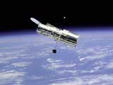 Bild: Das Weltraumteleskop Hubble; Credit: NASA
